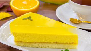 Рецепт Тыквенного чизкейка с апельсиновым желе