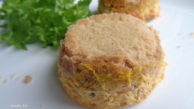 Рецепт тыквенных мини-чизкейков с лососем