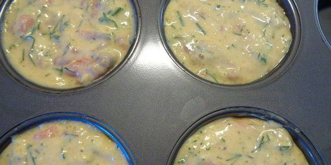 Рецепт тыквенных мини-чизкейков с лососем