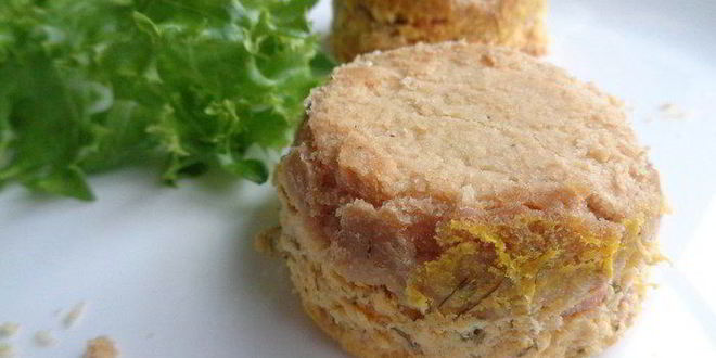 Рецепт тыквенных мини-чизкейков с лососем