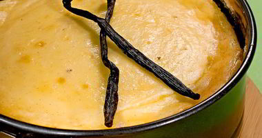 Рецепт Ванильного чизкейка с грецкими орехами