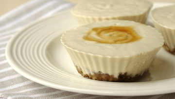 Рецепт Вегетарианских мини-чизкейков без выпечки