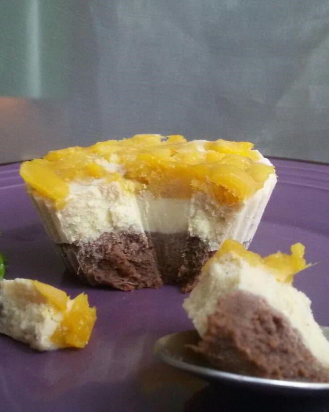 Рецепт вегетарианских мини-чизкейков без выпечки