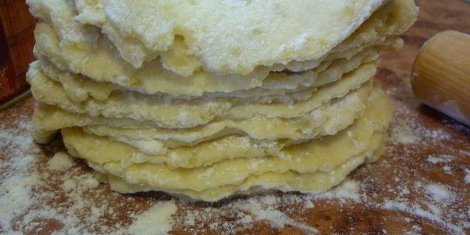 Рецепт картофельных слоек