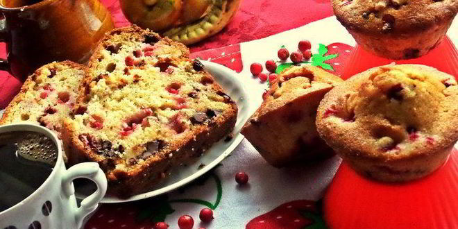 Рецепт Бруснично-шоколадных кексы