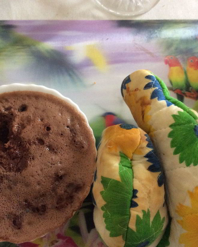 Рецепт быстрых шоколадных кексов в кружке