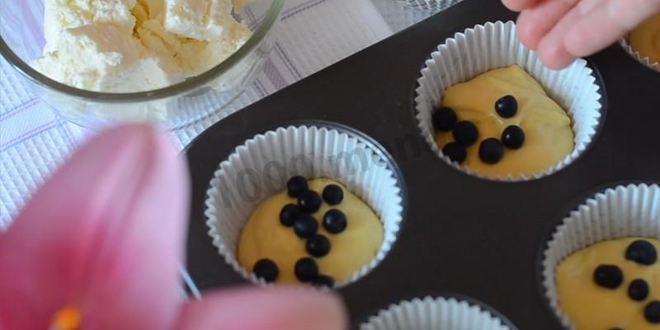 Рецепт капкейков с творожным кремом