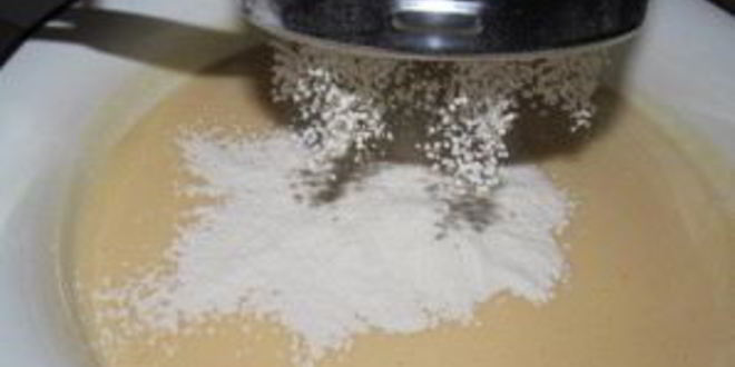 Рецепт кекса зебра на сметане