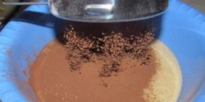 Рецепт кекса зебра на сметане