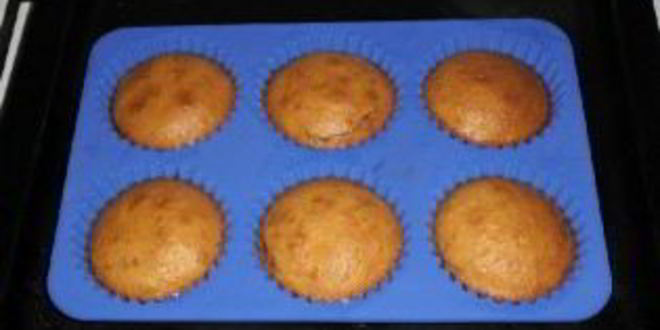 Рецепт кексиков на кефире в формочках