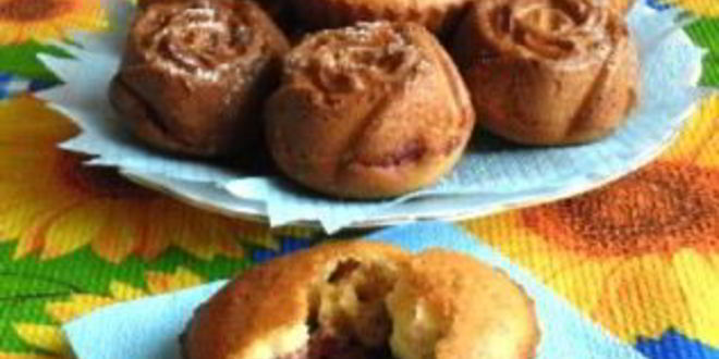 Рецепт кексиков на кефире в формочках