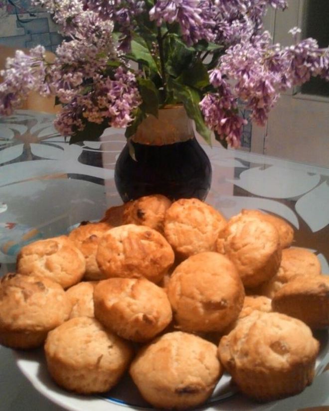 Рецепт кексов с изюмом