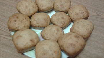 Рецепт кексов с орехами