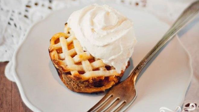 Рецепт кексов с персиковой начинкой и имбирным кремом