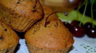 Рецепт Кексов с вишней