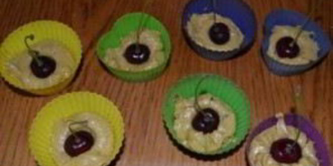 Рецепт кексов с вишней