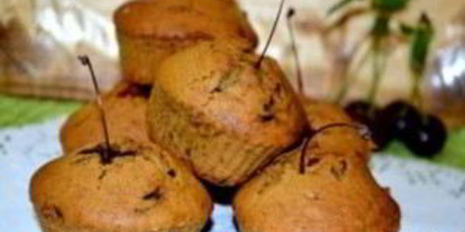 Рецепт кексов с вишней