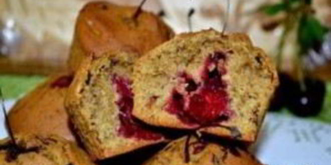 Рецепт кексов с вишней