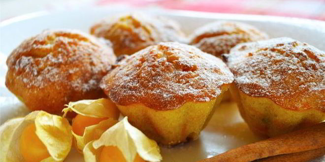 Рецепт морковных кексов с физалисом и корицей