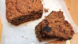 Рецепт Овсяного кекса с черносливом, апельсином и имбирем