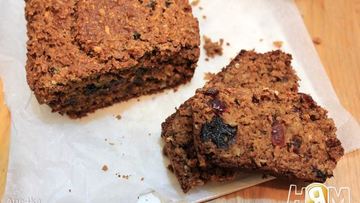 Рецепт Овсяного кекса с черносливом, апельсином и имбирем