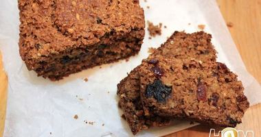 Рецепт Овсяного кекса с черносливом, апельсином и имбирем