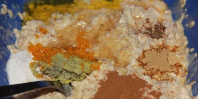 Рецепт овсяного кекса с черносливом, апельсином и имбирем