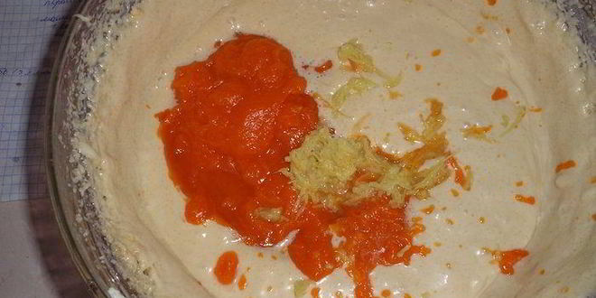 Рецепт пряного тыквенного кекса с орехами