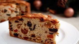 Рецепт Рождественского кекса с сухофруктами и орехами