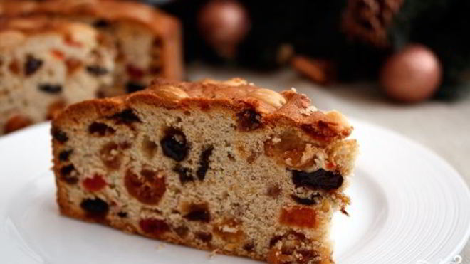 Рецепт Рождественского кекса с сухофруктами и орехами