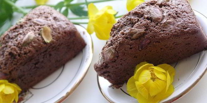 Рецепт шоколадных кексов с фисташками