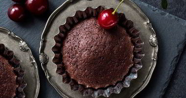 Рецепт Шоколадных кексов с вишней