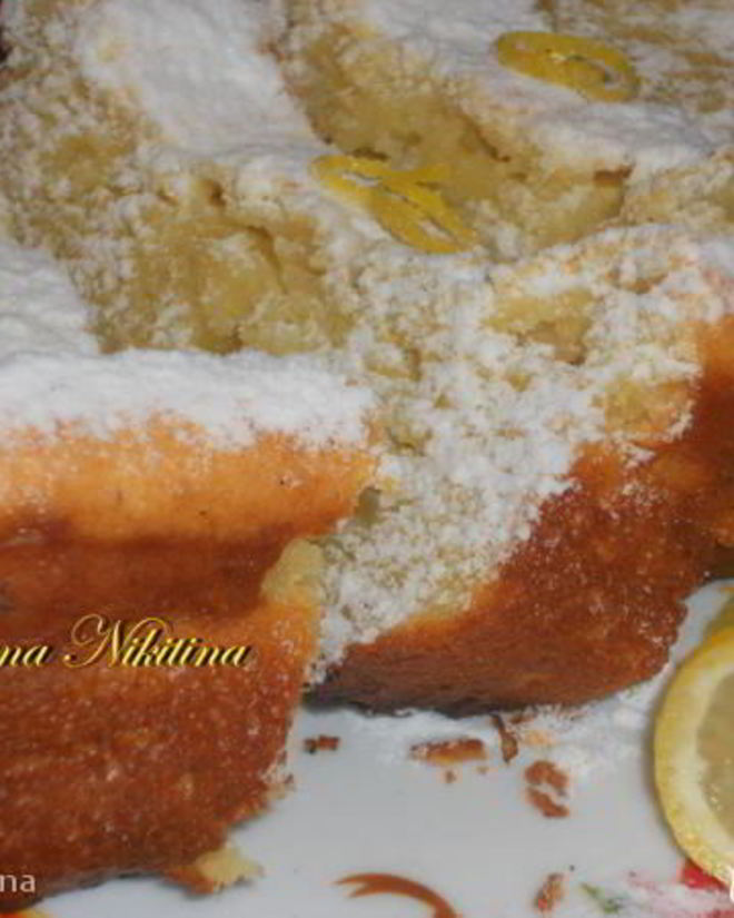 Рецепт творожно-лимонного кекс