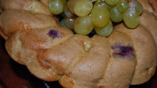 Рецепт Винного кекса с виноградом