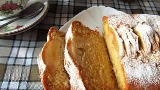 Рецепт Яблочного кекса с яблоками