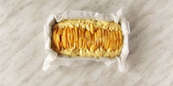 Рецепт яблочного кекса с яблоками