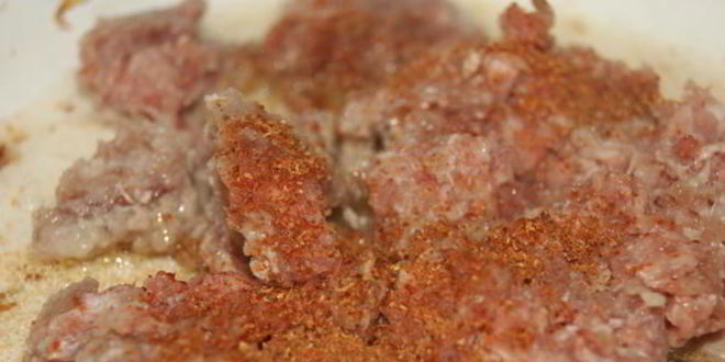 Рецепт заливного кекса с фаршем и грибами