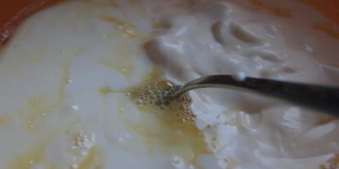 Рецепт заливного кекса с фаршем и грибами