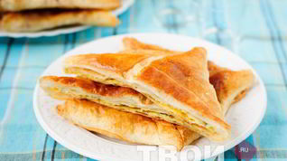 Рецепт Хачапури из слоеного теста
