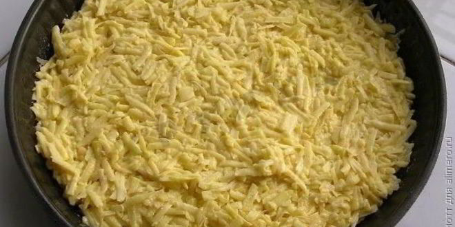 Рецепт хачапури из тертого картофеля с сыром и чесноком