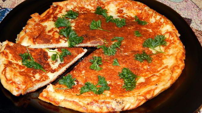 Рецепт хачапури на сковороде быстрый