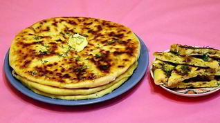 Рецепт Хачапури с творогом на сковороде