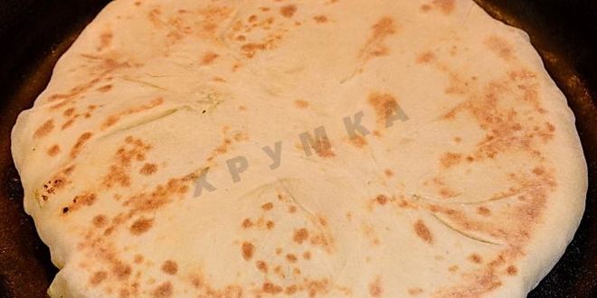 Рецепт хачапури с творогом на сковороде