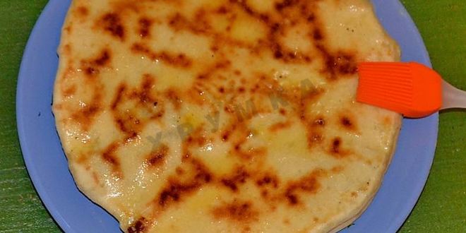 Рецепт хачапури с творогом на сковороде