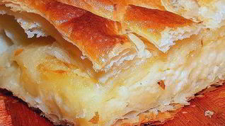 Рецепт Простого хачапури с сыром в духовке