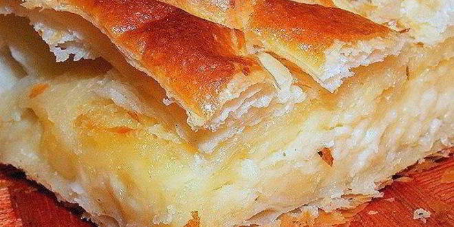 Рецепт Простого хачапури с сыром в духовке