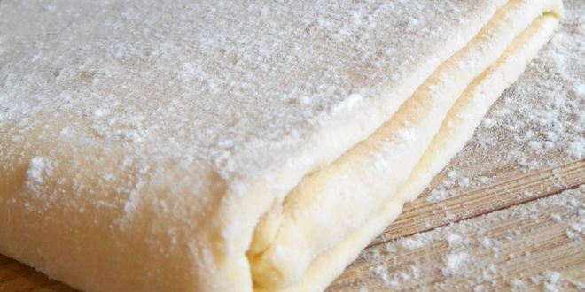 Рецепт Слоеного теста для хачапури