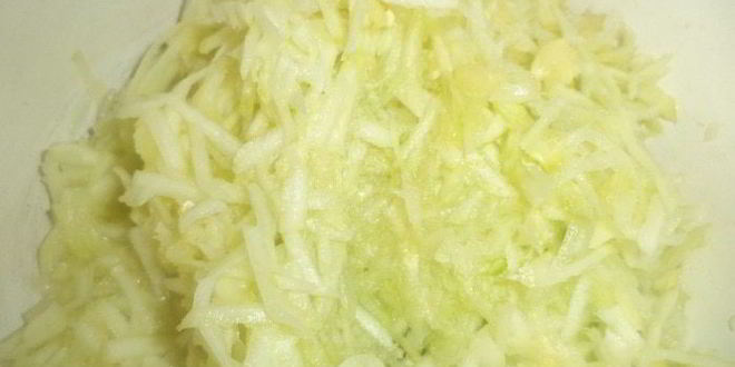 Рецепт багета с кабачково-сырной начинкой