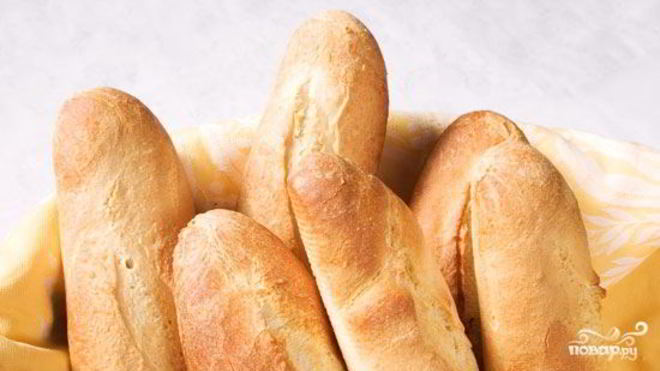 Рецепт багета с сыром