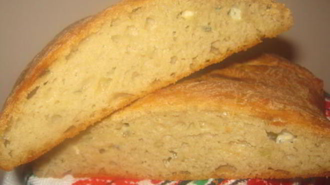 Рецепт картофельного хлеба с дор блю